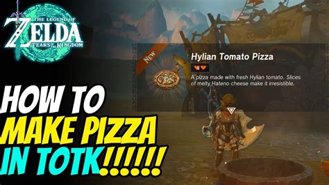 How to cook Pizza in Zelda TOTK (Tears of the Kingdom)